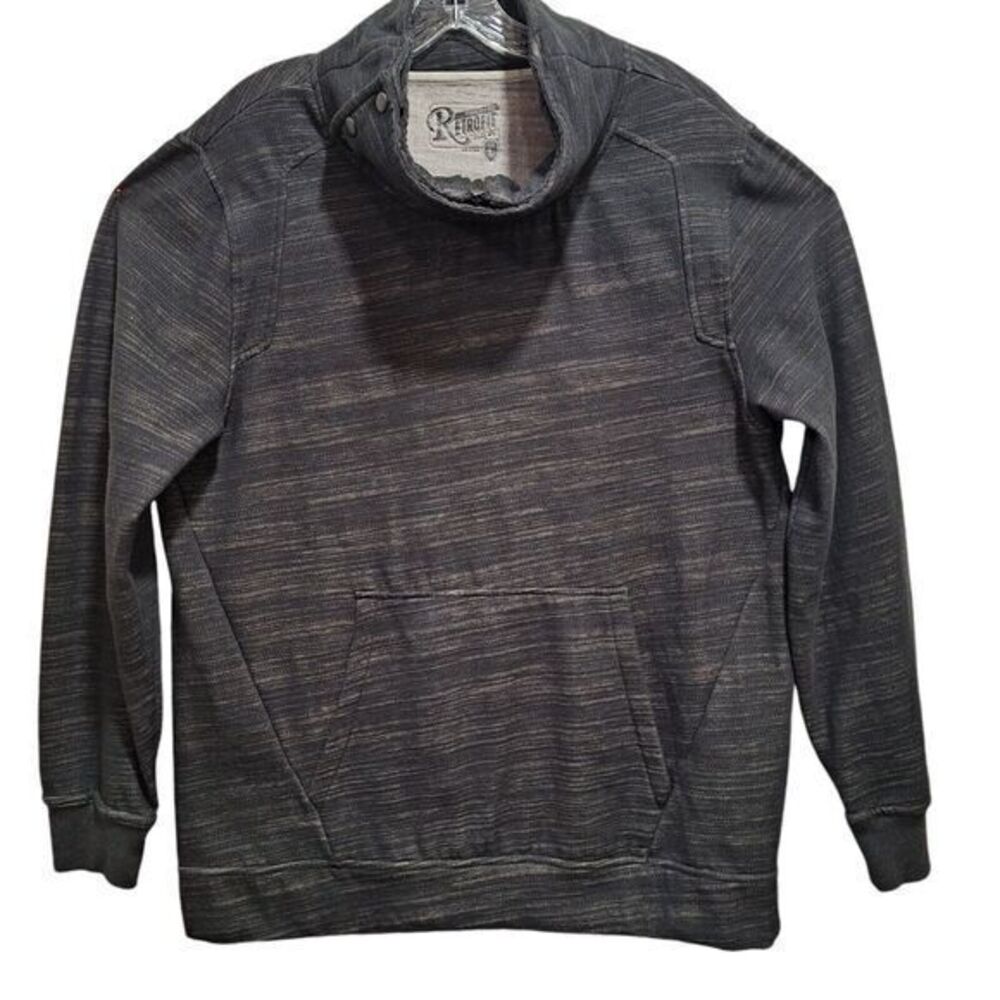 Retrofit Brand MFG Men's Jacket Size L‎ with Buttons and Zipper on the Collar